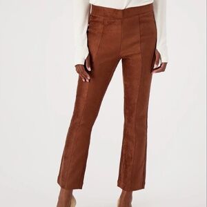 NYDJ NEW Stretchy Faux Suede Pull On Bootcut Pants Size 2